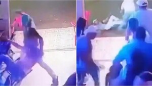 Жестокий бойфренд получил урок от прохожих за нападение на девушку