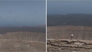 Кратер Барринджера в Аризоне — гигантская ударная чаша, сохранившаяся почти нетронутой