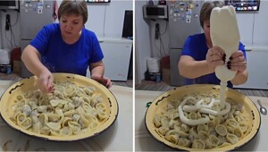 Женщина показала свой «ночной перекус»