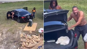 Попытка кражи компрессора в Атланте прервана строителями