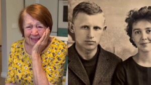 84-летняя бабушка увидела ожившие фото своей молодости