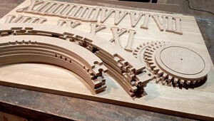 Часы 90см своими руками