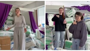 Клиент заказал 75 мешков грунта в пункт выдачи