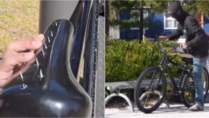 Парень устроил розыгрыш с «заряженным» велосипедом