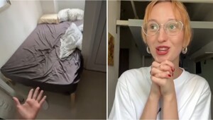 Девушка показала обычную квартиру в Гонконге