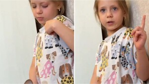 Девочка забавно объяснила, почему у неё пока нет груди