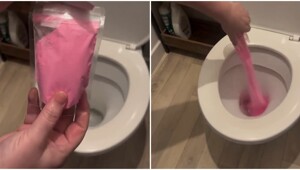 Порошок для девушек, которые стесняются ходить в туалет при парне