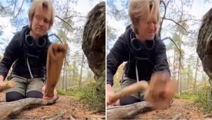 Музыкант показал, как звучит техно без оборудования — только палки и ритм