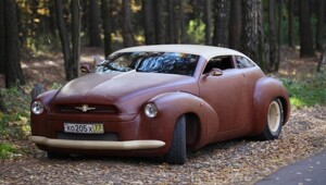 Автомобиль из бизоньей кожи