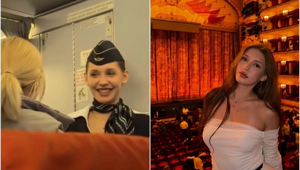 «Просто люблю детей»: бортпроводница, укачивающая ребенка в самолете, стала звездой интернета