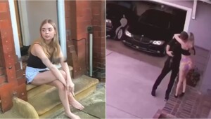 Слепая девушка каждый день встречает мужа у двери