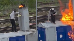 Подросток поджег трансформаторную будку и попал на видео в Санкт-Петербурге