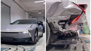 Как китайцы ремонтируют кузов автомобиля после ДТП