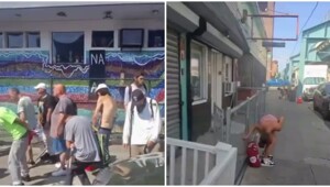 Наркозомби на улицах Филадельфии