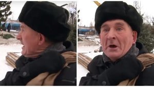 «Как Вам ёлочка?»: дедуля рассказал журналистам всё, что думает об этой ёлочке