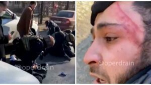 ОМОН жестко задержал кавказцев, избивших заступившихся за беременную девушку прохожих