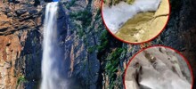 Туристы исследовали известный водопад Китая и поняли, что это подделка