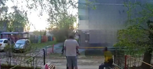 Пьяные разборки у лавочек в Орске