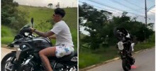Красивое выступление водителя BMW