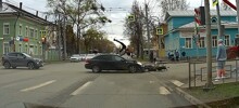 Зря она на мотоцикл села