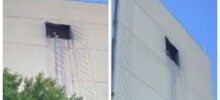 Мужчина прорубил в многоэтажке окно с видом на море