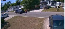 Попытка нападения на полицейского в США