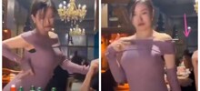 Тот самый момент, когда жена так не может: всё внимание на стол позади