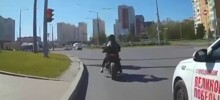 Короткая попытка удрать от сотрудников ДПС