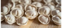 Девушке попались пельмени без мяса