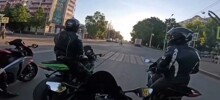 На заднем колесе мимо сотрудников ДПС... и чем это обернулось