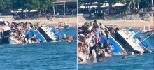 Катер начал тонуть на Бали вместе с туристами