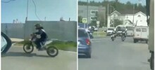 Погоня мотополиции за школьником на питбайке в Зеленограде