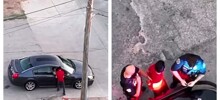 Полицейский дрон преследует наркоторговца