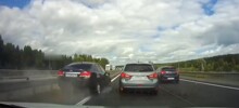 По-моему он даже не тормозил