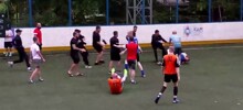 Драка во время футбольного матча в Новосибирске