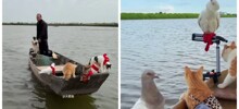 Необычная рыболовная команда