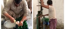 Подпольное производство газированных напитков в Пакистане
