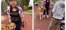 Женщина угрожала собакой подросткам, припарковавшим свои велосипеды на&nbsp;детской площадке