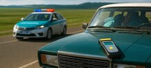 Казахстанская полиция продолжает разводить автотуристов