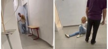 Преподаватель вытащил студентку за волосы из аудитории