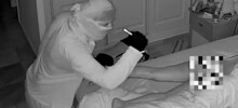 Вор засмотрелся на спящую домовладелицу