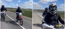 Юные хрустики на мопедиках