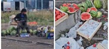 Жительница Новосибирска разнесла точку нелегального торговца