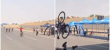 Довыпендривался перед финишем 