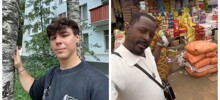 Россия и Конго глазами молодых парней