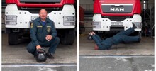 Спасатель из МЧС впечатлил физподготовкой