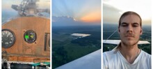 Полет на самодельном самолёте