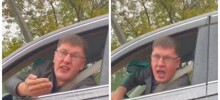 Автомобилист разбушевался