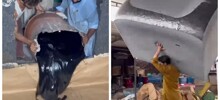 На видео показали процесс изготовления чёрного пенополиуретана