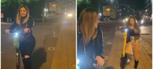 Жёсткое ДТП на арендном электросамокате